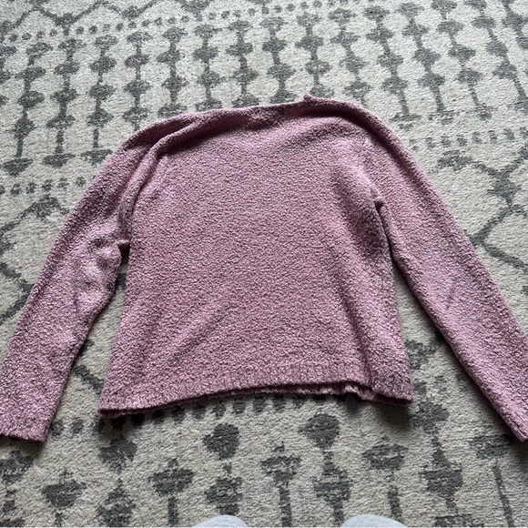 White Stag Pink V-Neck Long Sleeve Sweater Size Small - Picture 4 of 8